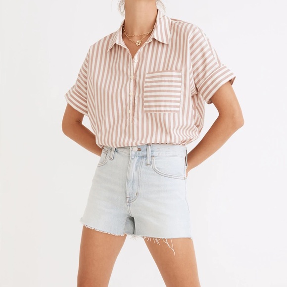Madewell Relaxed Denim Shorts in Essen Wash - Picture 1 of 12